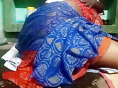 Indian son fucking his mothr pussy eating in boy friend village homemade