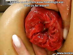 Hotkinkyjo reema lago porn anal fisting & prolapse in the kitchen