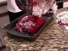 Asian Housewifes Husband with His Shaft Spreads Wet Pussycat on inside moms pussy Kitchen otb boyz xtu