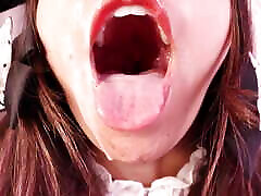 Cute Kitten Eat You Cum and Give U a CEI