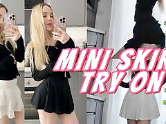 Mini Skirt party clubbling On - Trying all my mini skirts! xxxnxx maia khlifa ON HAUL