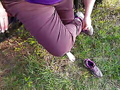 Hard tit and vagina spanking