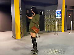 sexy brunette sucks dick and fucks on first date at the cinema