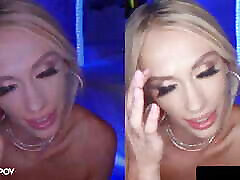 winzige blonde süße sky pierce nimmt schwanz tief