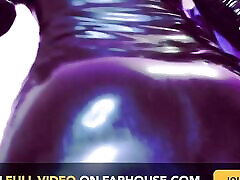 резиновая госпожа курит фетиш eva latex kink соло бдсм женское доминирование milf boots sexy