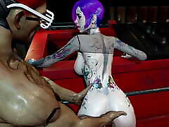 Tight Ass Cyberpunk 5 mp sex vedios Gets Anal Fucked In Public