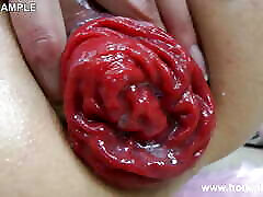Hotkinkyjo Pink Leopard, Anal Dildo & Prolapse
