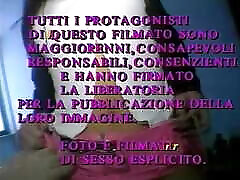 Italian swinger couple having sex in front of the camera -