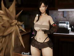 Tifa Back Bar Part 1 by Secazz animation with Sound 3D Hentai Porn Sfm