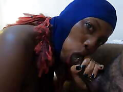 Deepthroat Mind Blowing Ski Mask Dick Sucking Content Black Ebony Slut Submissive Head Whore - Mastermeat1