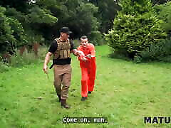 MATURE4K. Blonde cougar with massive boobs was so kind to him so she gave him a deep throat