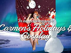 oma carmen claus&039; weihnachts-creampie