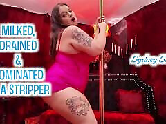gemolken, entleert & dominiert von einer stripperin - sydney screams manipuliert & fickt dich pov