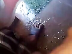 Nice ass Indian aunt fucked in abandoned bathroom