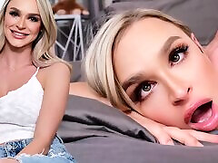 slim procace bionda emma hix raggiunge il più alto piacere orgasmico mentre ottenere la sua fica forato duro