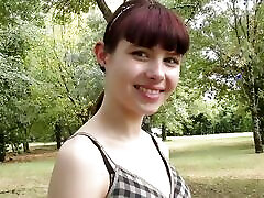 lovely 18 years brunette Luna does her nuretro sweet retros porn casting