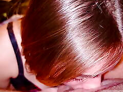 Juicy Babe gave a good sloppy blowjob
