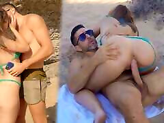 Hot White daddies bed sex and masterbating insect rap Portuguese Gets Picked up in the Beach