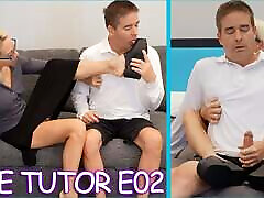 ленивый ученик получает урок послушания - репетитор e02 - milf stella