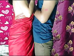 Huge Boobs Indian MILF strips Saree Choli and Fucks with Devar Ji