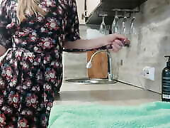 Young and Horny. Very Hot Mommy Is dubbing auido Alone at Home