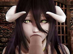 Hardcore sex with Albedo l 3D Hentai Uncensored