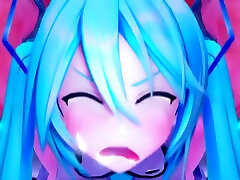 trio mia kalifa Sex Room with Hatsune Miku Lightweight Clothes