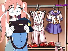 Huge squirting bbc cocks Sticking Out of the Suit in Public! Halloween Cartoon Sex