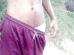 Rajesh Playboy 993 Outdoor Masturbating Big Cock and Outside Cumming in the Jungle