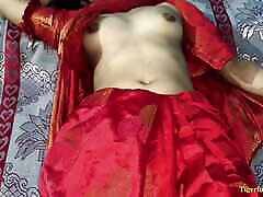 Village Bhabhi in red saree sucked my cock and I fucked sruhti hasan well