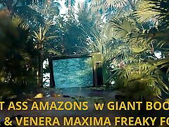 Fat Ass Amazons W Giant Boobs Sofia Lee and Venera Maxima Freaky Foursome - All Group Sex 4K