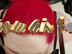 MtF Asian redhead shemale cum dump with a fan from Grindr deepthroat and raw bareback anal indian genel in public