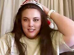 BBW Masturbating till Quivering Orgasm during holidays