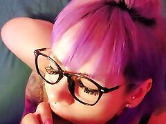 Stepsister is addicted to sucking when we are alone at home