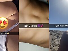 18-летняя девушка изменяет своему парню в snapchat и трахается раком