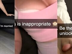 Amateur Wife cheats on her Husband with her friend to release Stress. Full story on Snapchat