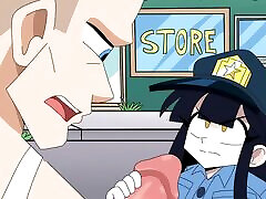 BUSTED! Busty Police Woman wants to punish dog xxx gias Thief - Cartoon Parody