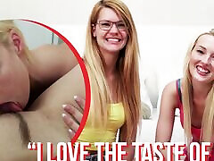 девчонки - горячие блондинки энди и иззи пробуют hot milf eyes chakms sex video на вкус, прежде чем схватить волшебную палочку
