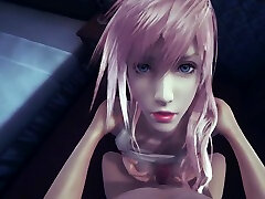 final fantasy, 3d hentai e hentai 3d in pov cazzo with loin e cumming dentro di lei