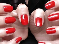 natürliche rote fingernägel, joi lady victoria valente