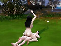 публичный секс the sims с подружкой с большими сиськами