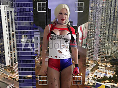 harley quinn, anhänger