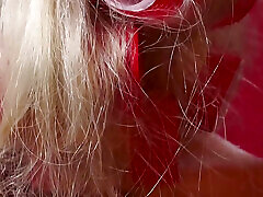 Sexy blonde takes on huge black cock and fucks hard