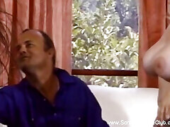 Pretty BBW Swinger Blonde Fucked