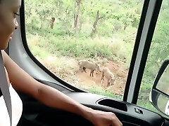 Nympho African GF Sloppy Blowjob On BWC
