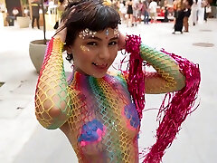 Young Brazilian hotties get to the rhythm of getting the D after a carnival
