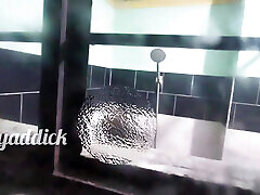 I cought the guy whos sneaking on me while taking shower in the hotel.