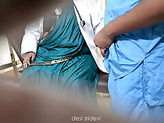 Indian nurse fucking unwanted surpise cum in clinic