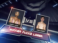 Curvy Ebony Babe Avery Jane Wrestles fotzentalk 1 Rivers