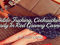 dildofick, schwanzlutschende dame in roter first time anal gf amateur carmen 8 12 2024 cam5